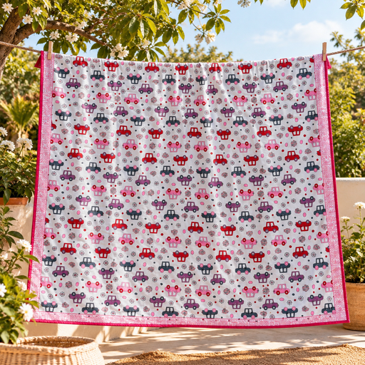 local-kala-single-bed-dohar-pink-cars