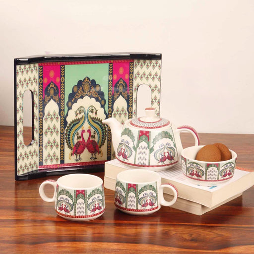 local-kala-sukoon-tea-set-peacock-set-of-5