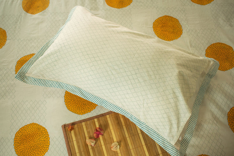 earthan-bedsheet-and-pillow-cases-handblock-print-genda-phool