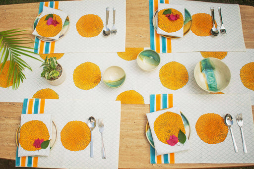 earthan-table-linen-set-hand-block-printing-genda-phool