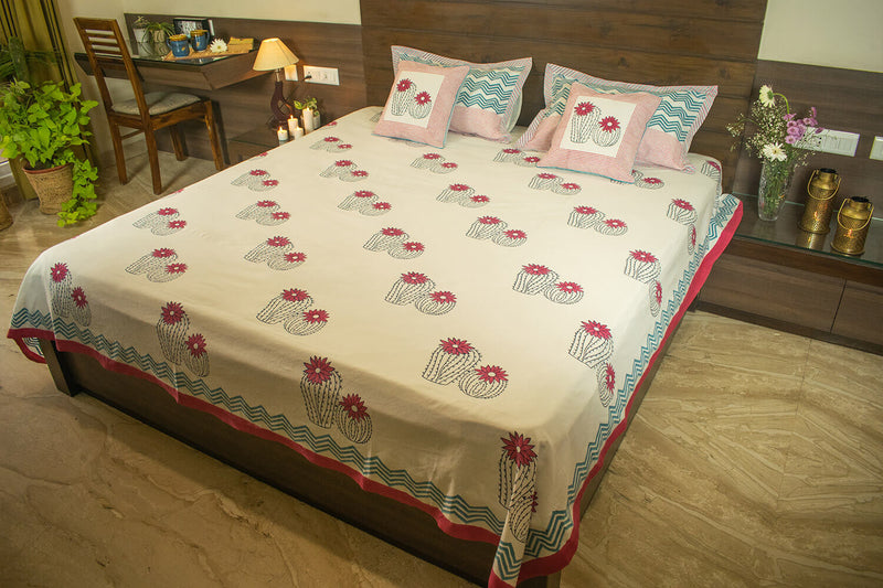 earthan-bedsheet-and-pillow-cases-handblock-print-registani-gulab