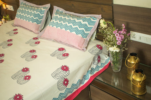 earthan-bedsheet-and-pillow-cases-handblock-print-registani-gulab