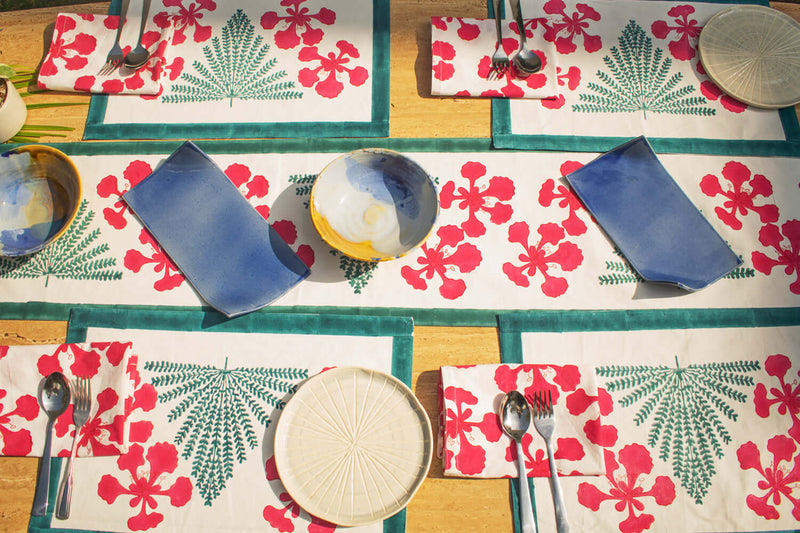 earthan-table-linen-set-hand-block-printing-gulmohar
