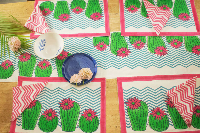 earthan-table-linen-set-hand-block-printing-registani-gulab