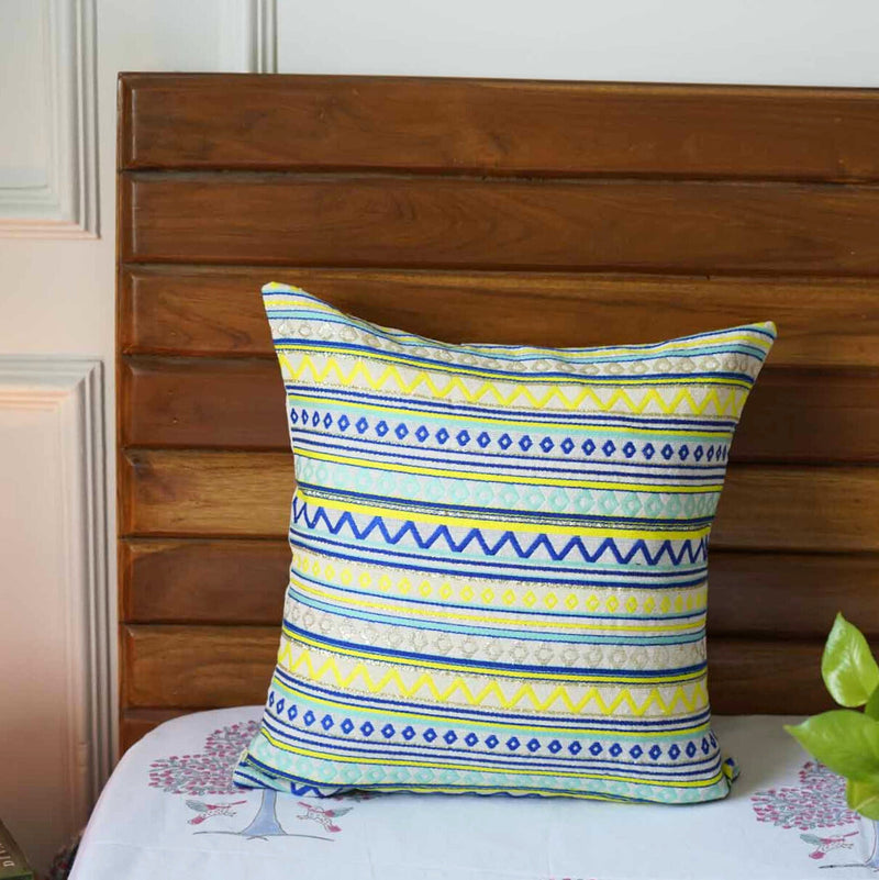 local-kala-playful-palette-jacquard-cushion-cover
