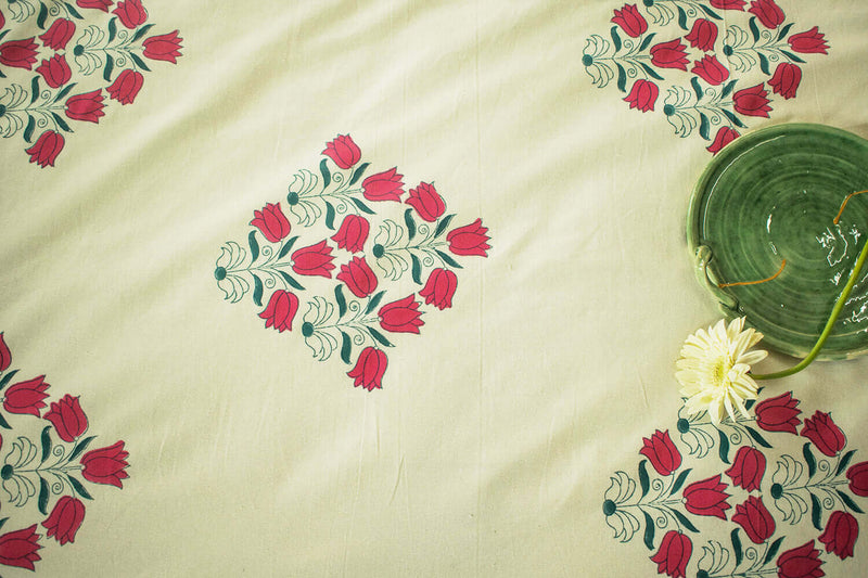 earthan-bedsheet-and-pillow-cases-handblock-print-tulip-phool