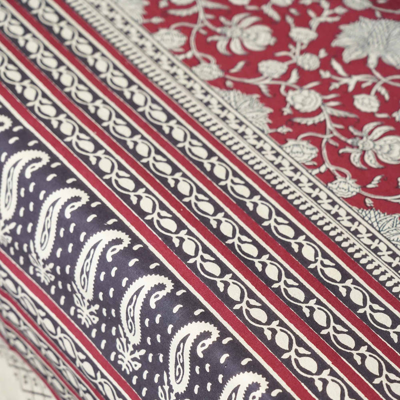 local-kala-kalamkari-red-bedsheet-90x108-inches