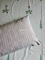 aenak-light-magenta-floral-handblock-bedsheet-dohar-combo-set