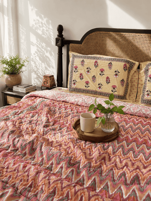 local-kala-niyati-pink-double-bed-razai-comforter