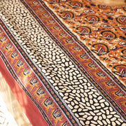 local-kala-kesar-kalamkari-flat-fitted-bedsheet-90x108-inches