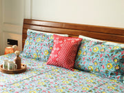 local-kala-haryali-handblock-bedsheet-100x108-inches