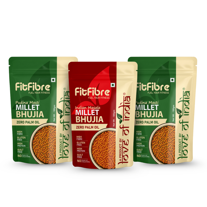 Love of India Assorted Millet Bhujia – Traditional Indian Pantry Staple