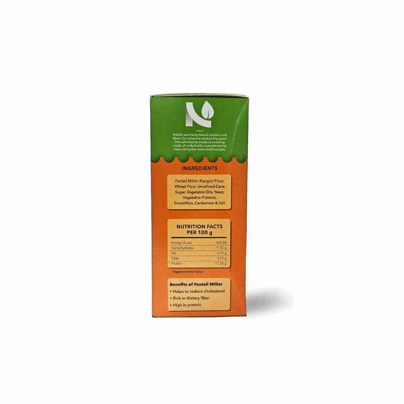 Natible Foxtail Millet Rusk Variety Pack – Crunchy Tea Time Snack (7.76 oz)