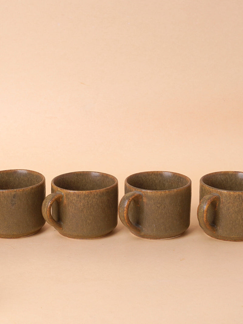 Nurture India Sandstorm Coffee Cups 4-Piece Set