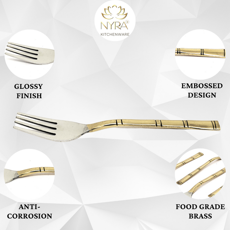 Stainless Steel Brass Traditional Cutlery – Kitchen Utensil