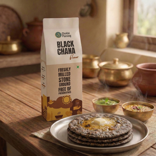 Chakki Peesing Black Chickpea Flour Ð 17.6 oz