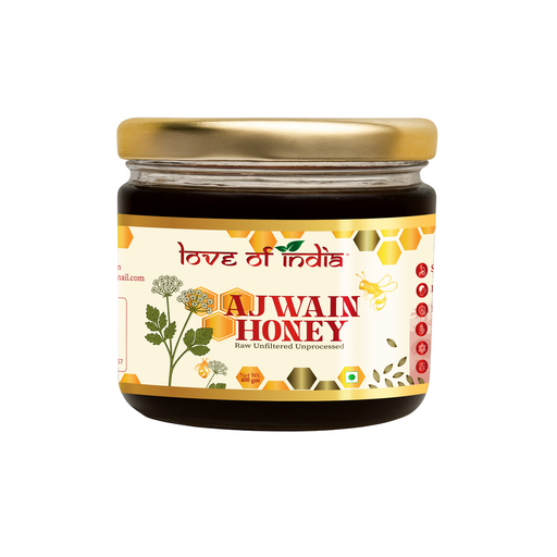 Love of India Ajwain Honey 400g 14.1 oz – Traditional Indian Natural Honey