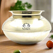 Pure Brass Handi (Peetal Pot) with Smooth Finish – Cooking Handi
