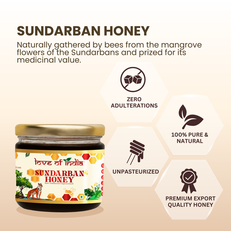 love-of-india-sundarban-honey-400g-100-pure-wild-forest-nectar-for-immunity
