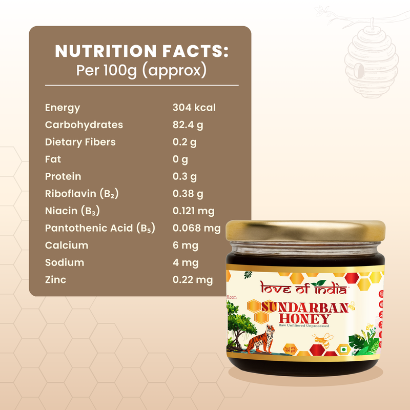 love-of-india-sundarban-honey-400g-100-pure-wild-forest-nectar-for-immunity