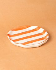 Nurture India Orange Stripe Ceramic Combo 3-Piece Set