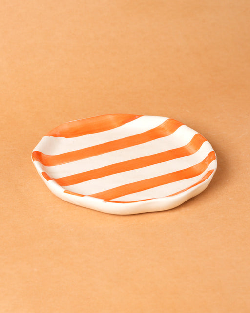 Nurture India Orange Stripe Ceramic Combo 3-Piece Set