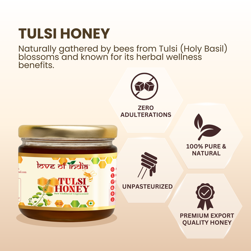 love-of-india-tulsi-honey-400g-100-pure-manages-stress-boosts-immunity