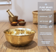 Handcrafted Brass Bowl/Katora – Serving Bowl