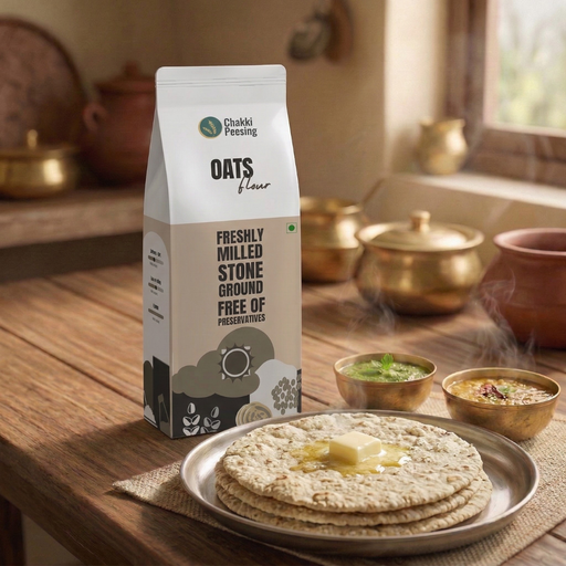 Chakki Peesing Oat Flour Ð 17.6 oz