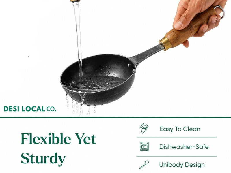 Broad Iron Tadka Ladle