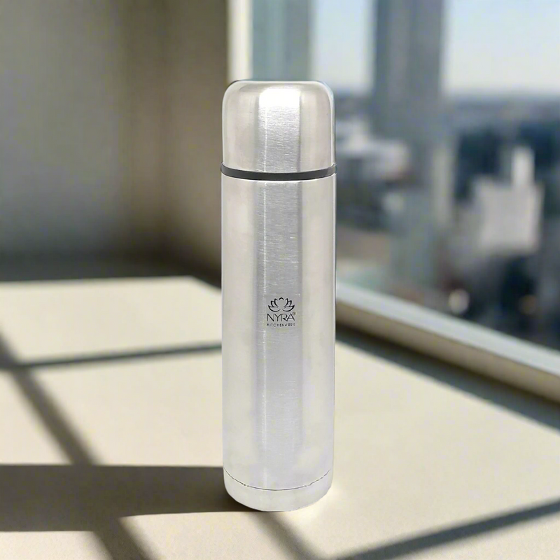 Stainless Steel Insulated Water Bottle with Flip/Push Button – Water Bottle