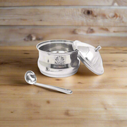 Stainless Steel Ghee Pot With Spoon – Cooking Spoon