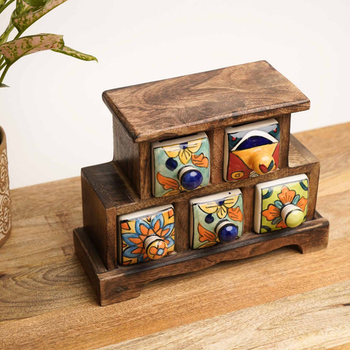 local-kala-handpainted-ceramic-drawers-set-of-5