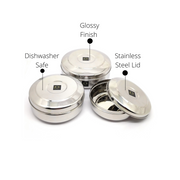 Stainless Steel Chapati Box Set – Chapati Storage Box