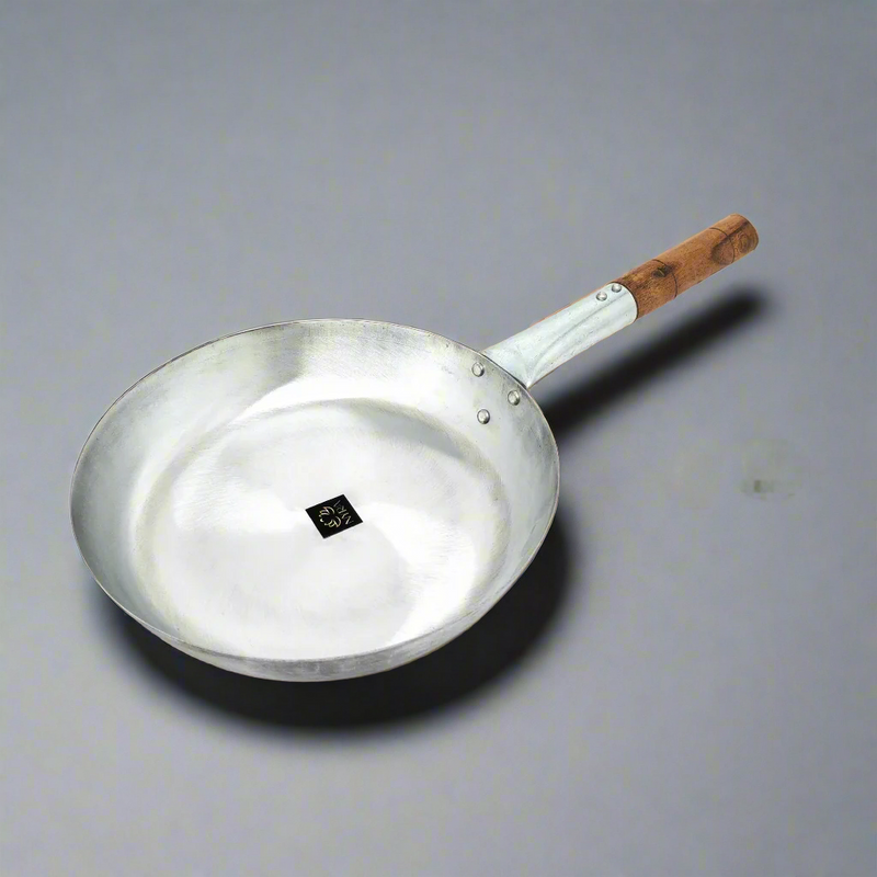 Iron Chinese Fry Pan with Wooden Handle – Frying Pan