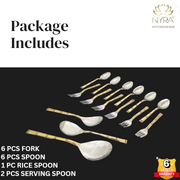 Stainless Steel Brass Traditional Cutlery – Kitchen Utensil