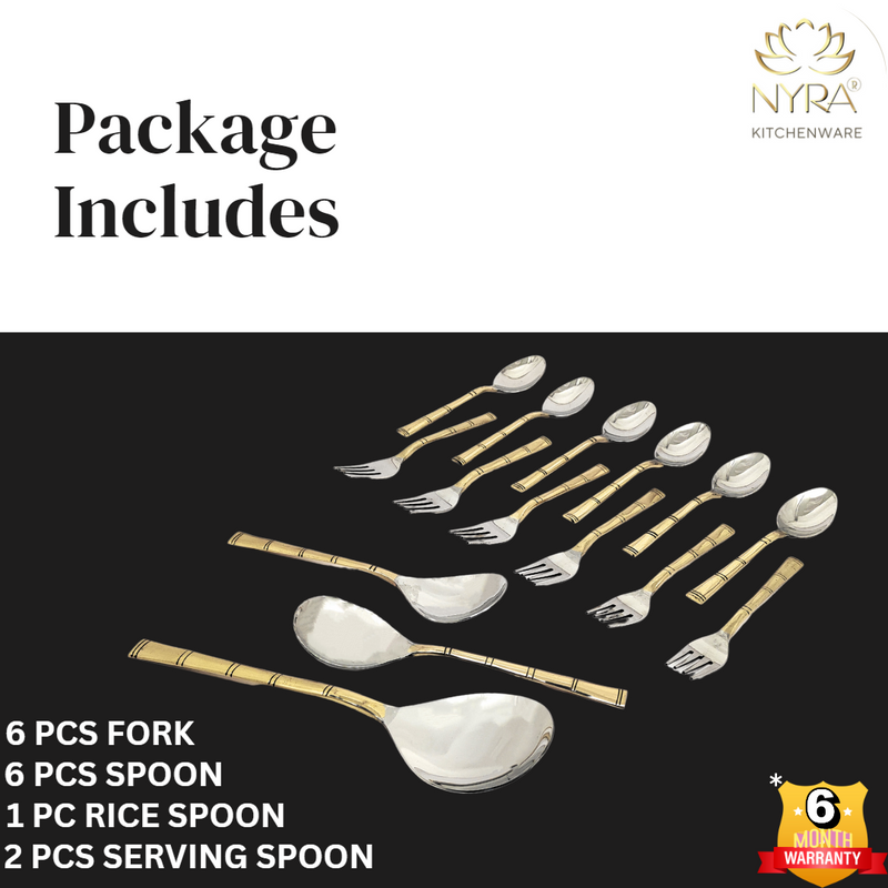 Stainless Steel Brass Traditional Cutlery – Kitchen Utensil