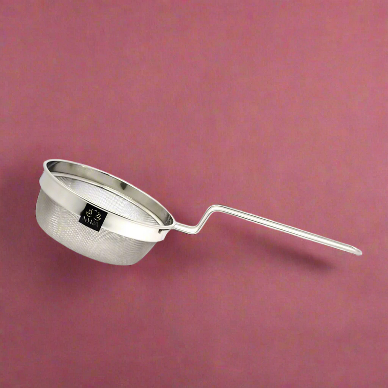 Stainless Steel Deep Fryer Strainer with Fine Mesh & Wire Handle – Kitchen Utensil