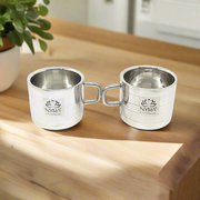 Stainless Steel Double-wall Mini/Piyali Tea Cup Set – Kitchen Utensil
