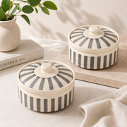 ceramic-kitchen-noir-ivory-stripe-casserole-set