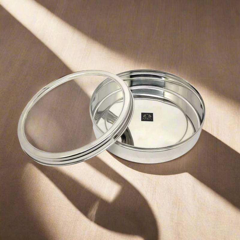 Stainless Steel Storage-Box with See Through Lid – Storage Container