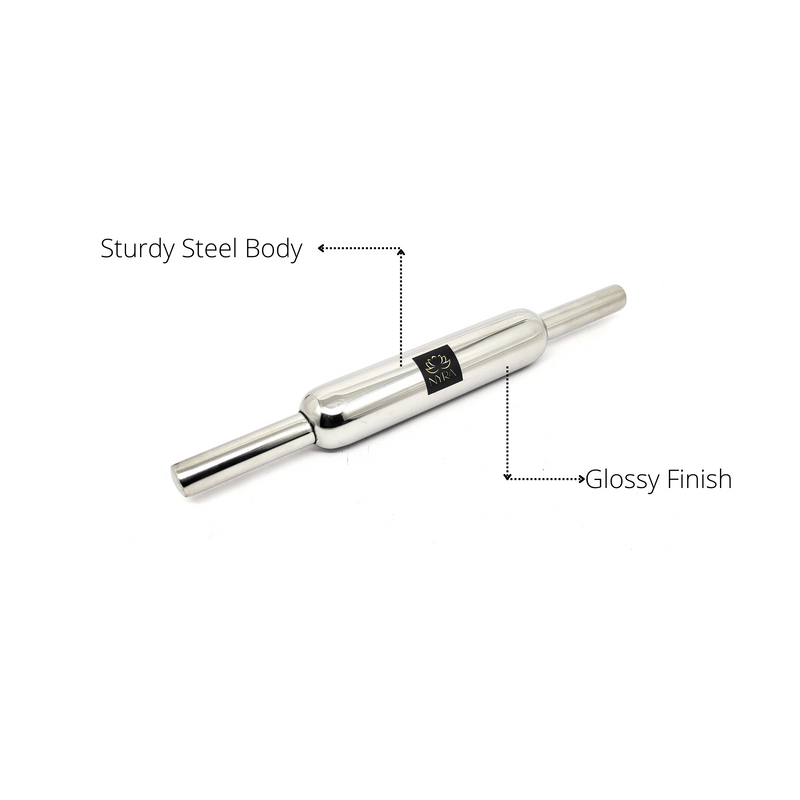 Stainless Steel Chapati Roller Pin – Kitchen Utensil