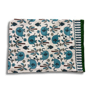 local-kala-single-bed-dohar-blue-elephant