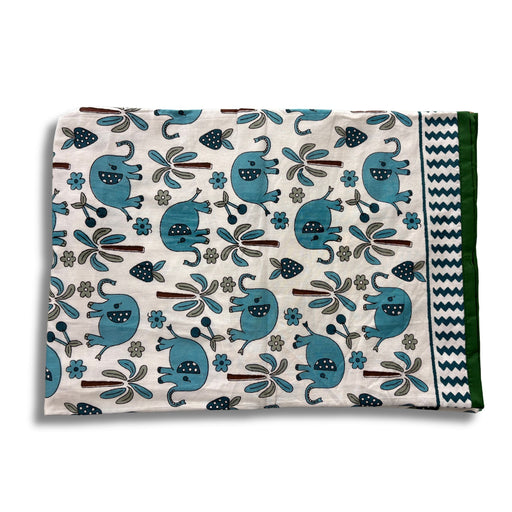 local-kala-single-bed-dohar-blue-elephant