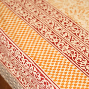 local-kala-hand-block-kalamkari-worli-yellow-bedsheet-90x108-inches