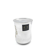 Stainless Steel Lazer Print Glass With Lid – Drinking Glass
