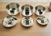 Stainless Steel Round Paneer Mould & Press Set  – Kitchen Utensil