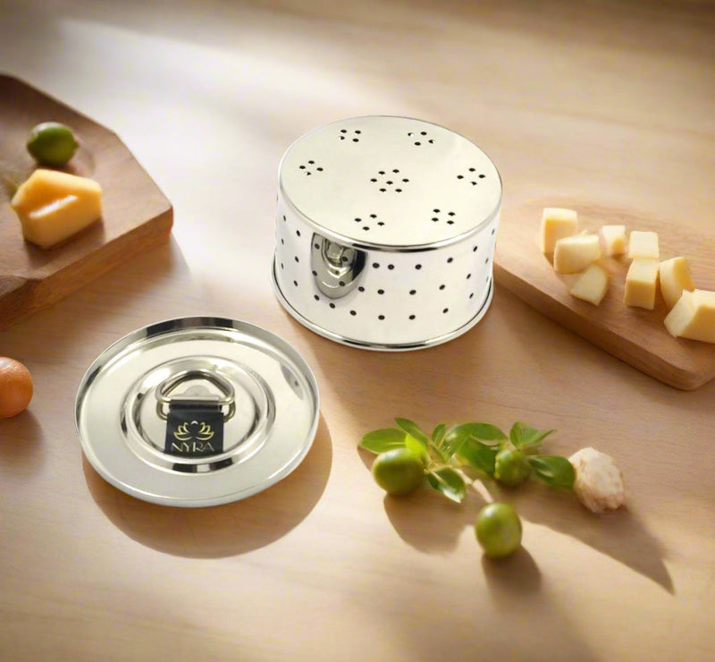 Stainless Steel Glossy-Finish Round Cheese/Paneer Maker – Kitchen Utensil