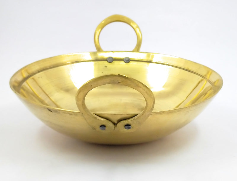 Handmade Brass Kadhai – Cooking Wok
