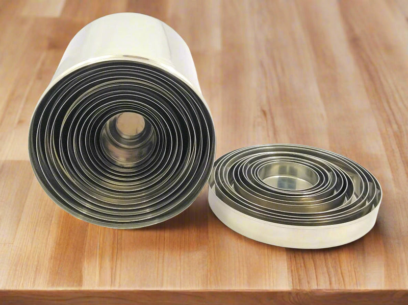 Stainless-Steel Cylindrical Shaped Deep Storage Box Containers – Kitchenware